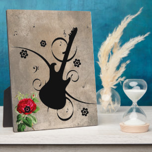 Placa Expositora Guitar Plaque
