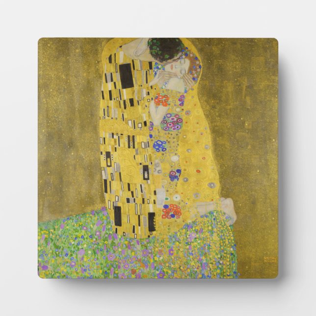 Placa Expositora Gustav Klimt - El beso (Frente)