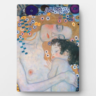 Placa Expositora Gustav Klimt - Madre e hijo
