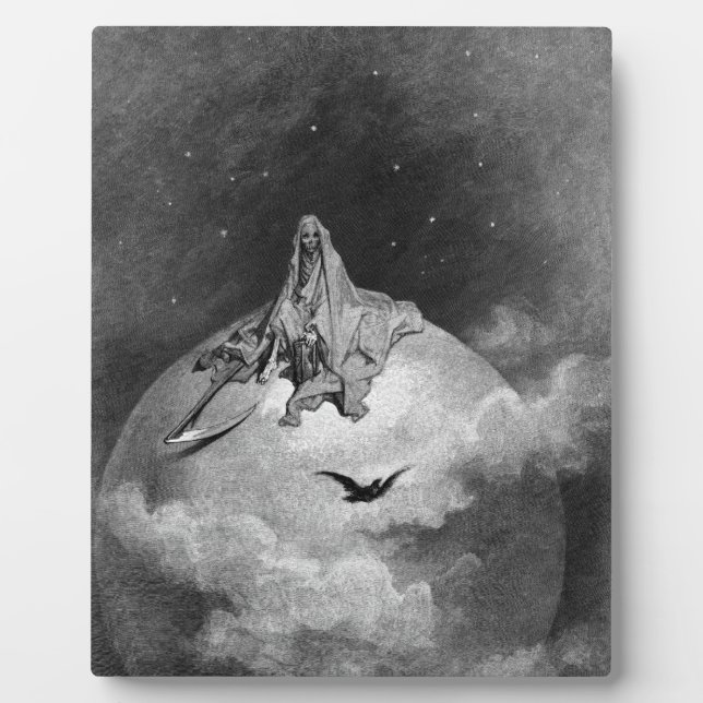 Placa Expositora Gustave Dore - The Raven (Frente)