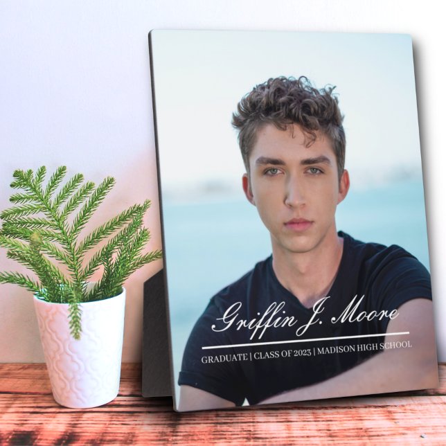 Placa Expositora Guy Grad Modern Graduate Photo Plaque (Subido por el creador)