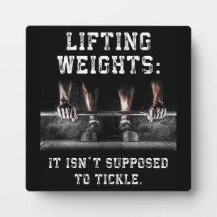 Placa Expositora Gym Motivational Plaque