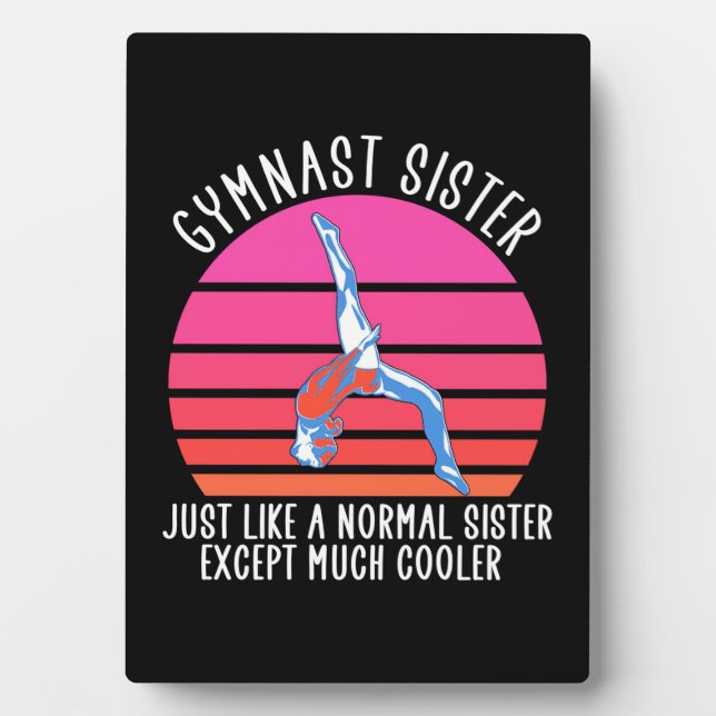 Placa Expositora Gymnast Sister (Frente)