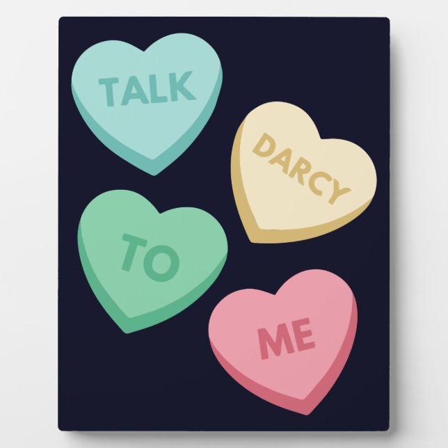 Placa Expositora Hable Darcy Conmigo III (Frente)