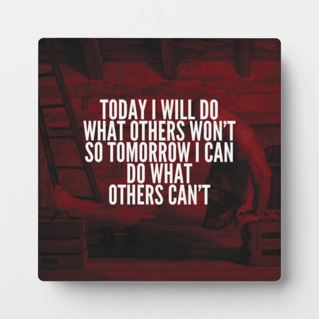 Placa Expositora Hacer lo que otros no quieren: crear motivación (Frente)