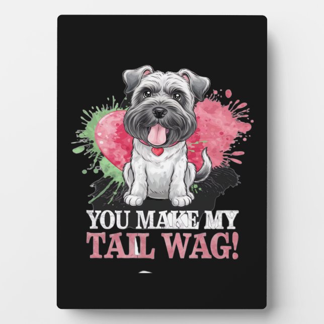 PLACA EXPOSITORA HACES QUE MI PERRO TAIL WAG (Frente)
