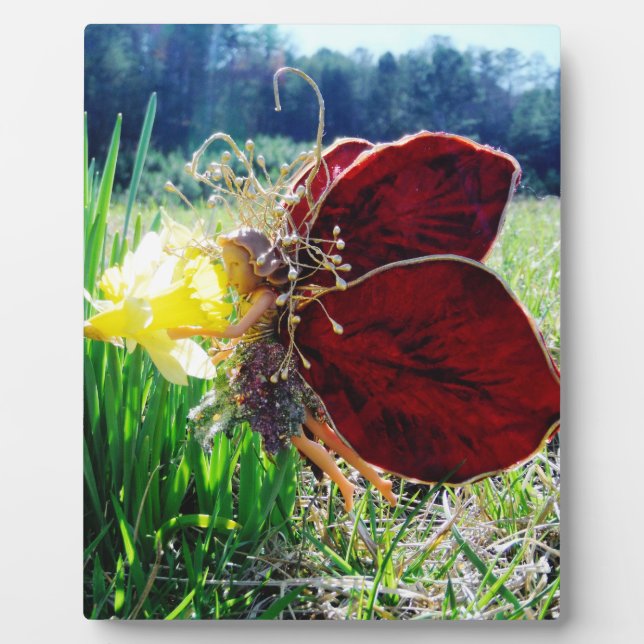 Placa Expositora Hadas en los Daffodils (Frente)