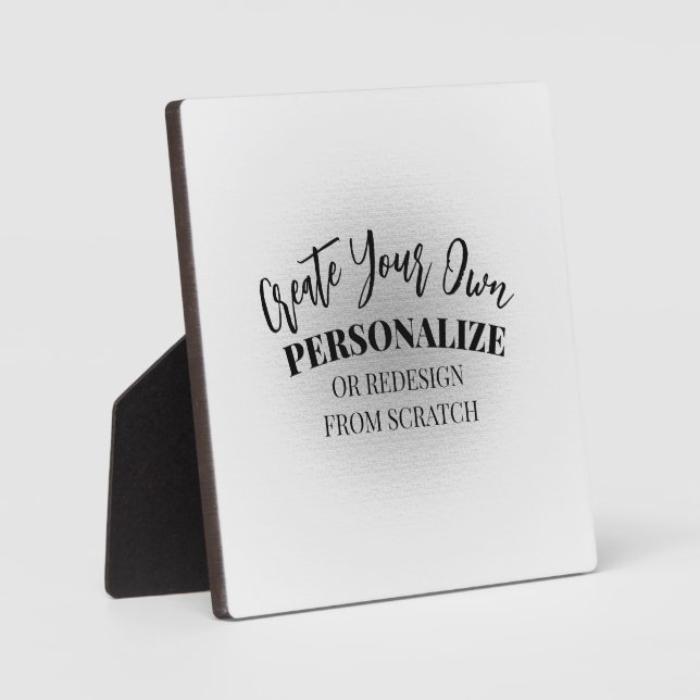 Placa Expositora Haga su propio Personalizado (Anverso)