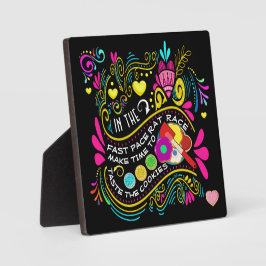 Placa Expositora Haga tiempo para probar las COOKIES