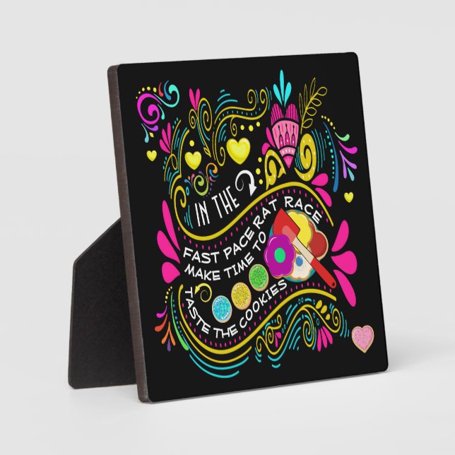 Placa Expositora Haga tiempo para probar las COOKIES (Anverso)