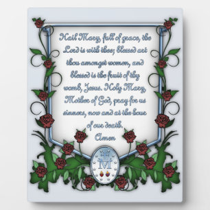 Placa Expositora Hail Mary