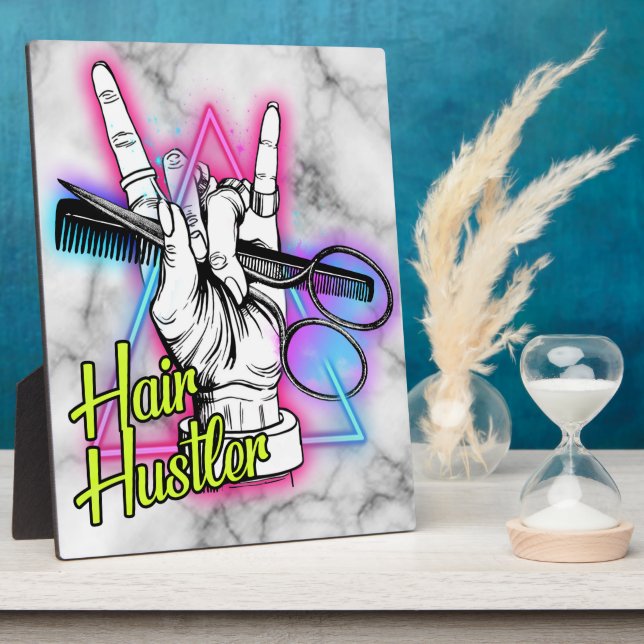 Placa Expositora Hair Hustler (Lado)
