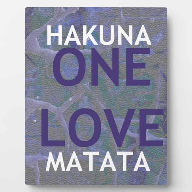 PLACA EXPOSITORA HAKUNA MATATA (Frente)