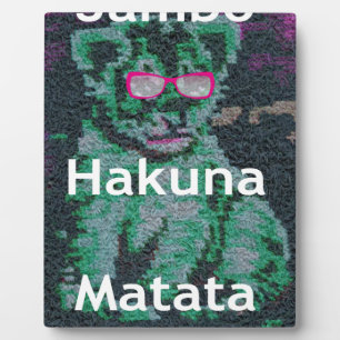 Placa Expositora Hakuna matata