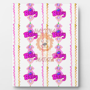 Placa Expositora Hakuna Matata: Hermoso motivo de diseño de león be