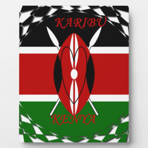 Placa Expositora Hakuna matata Karaibu Kenya