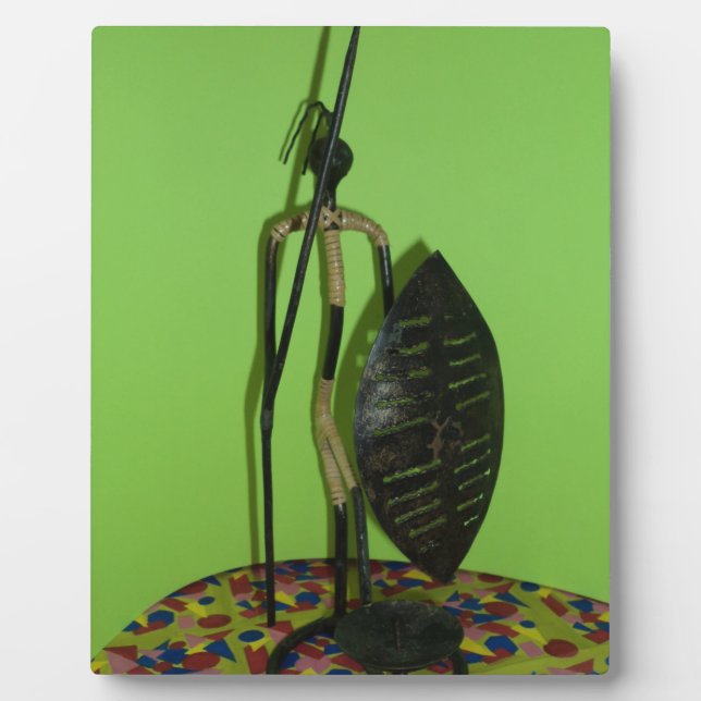 Placa Expositora Hakuna Matata Kenya Maasai.JPG (Frente)