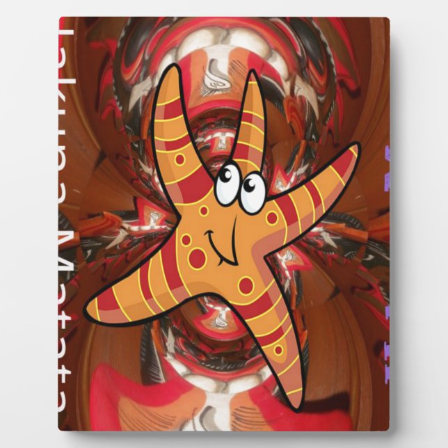 Placa Expositora Hakuna Matata Starfish Design (Frente)