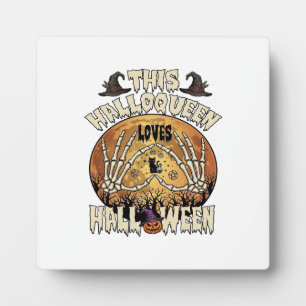 Placa Expositora Halloqueen Ama Las Manos De Esqueleto De Halloween