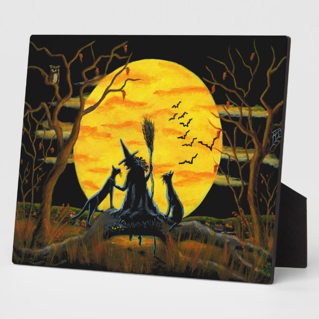 Placa Expositora Halloween Art Print "Patience,Halloween Nears" (Lado)