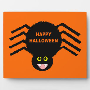 Placa Expositora Halloween Black Spider Plaque