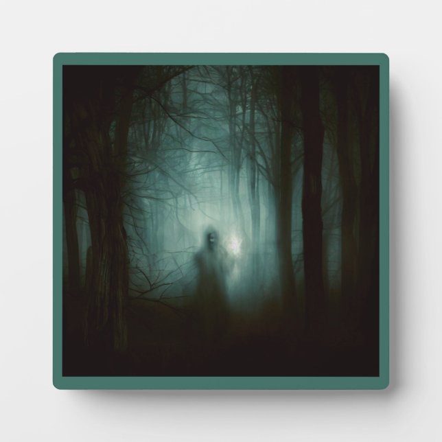 Placa Expositora Halloween - Bosque embrujado 2 (Frente)