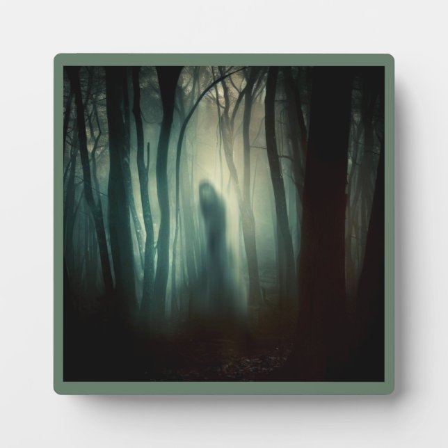 Placa Expositora Halloween - Bosque embrujado 4 (Frente)