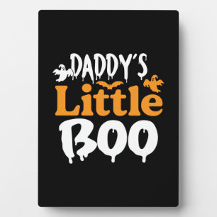 Placa Expositora Halloween Daddy Little Boo Cumpleaños