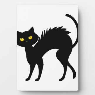 Placa Expositora Halloween de gato negro - Camiseta de gatos negros