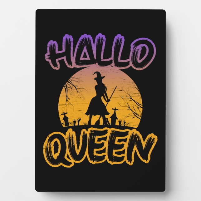 Placa Expositora Halloween Halloqueen (Frente)