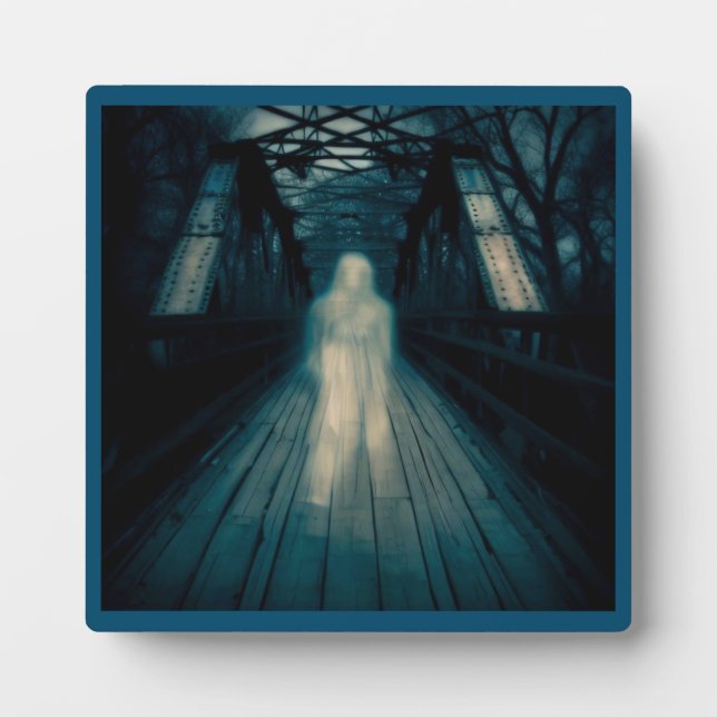 Placa Expositora Halloween - Puente embrujado 1 (Frente)