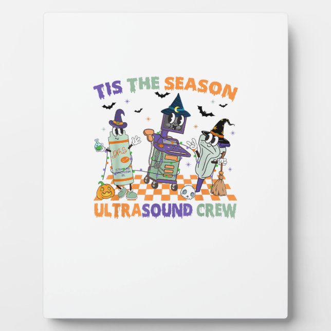 Placa Expositora Halloween Sonography Retro Tis The Season Ultrasou (Frente)