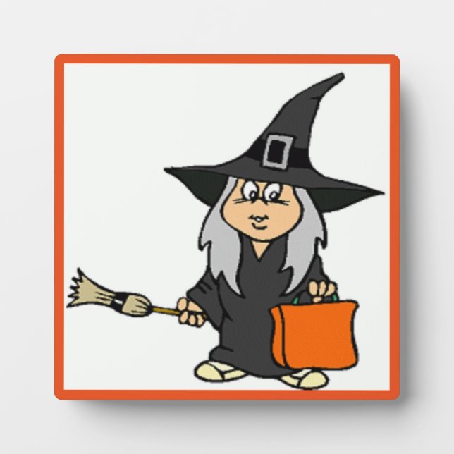 PLACA EXPOSITORA HALLOWEEN WITCH (Frente)