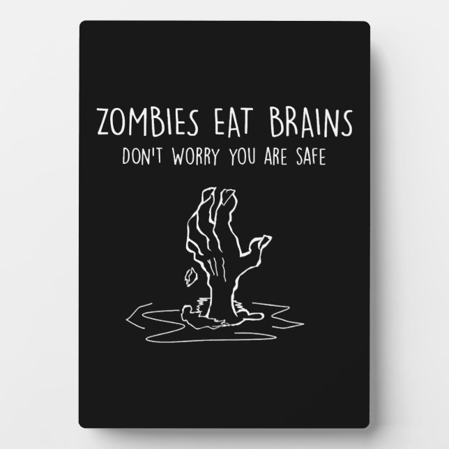 Placa Expositora Halloween Zombie (Frente)