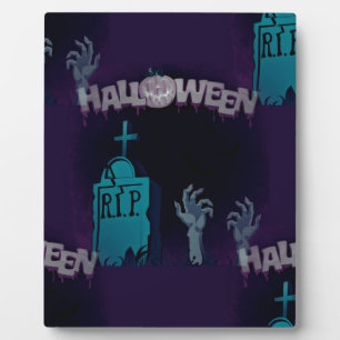 Placa Expositora halloween zombie