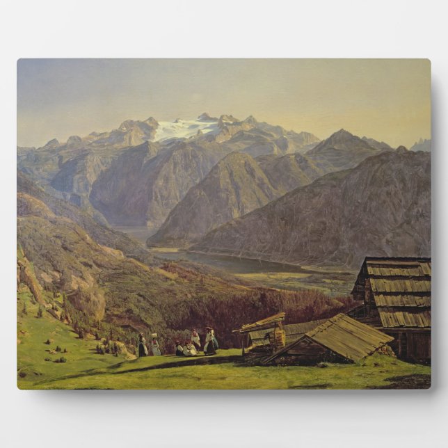 Placa Expositora Hallstatter-See (aceite sobre lienzo) (Frente)
