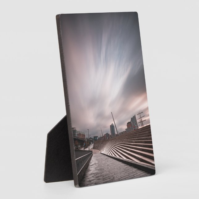 Placa Expositora Hamburgo Alemania (Lado)