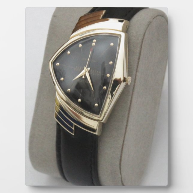 Placa Expositora Hamilton Electric Ventura Watch c.1957 (Frente)