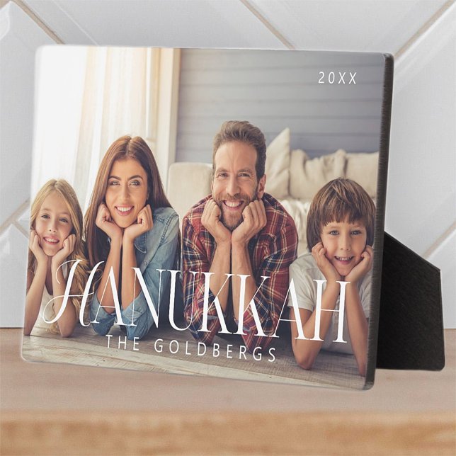 Placa Expositora Hanukkah Fotografía de la familia simple de Moda m (Subido por el creador)