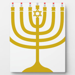 Placa Expositora Hanukkah Menorah