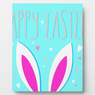 Placa Expositora happy easter bunny