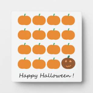 Placa Expositora Happy Halloween Cumpkin Patch