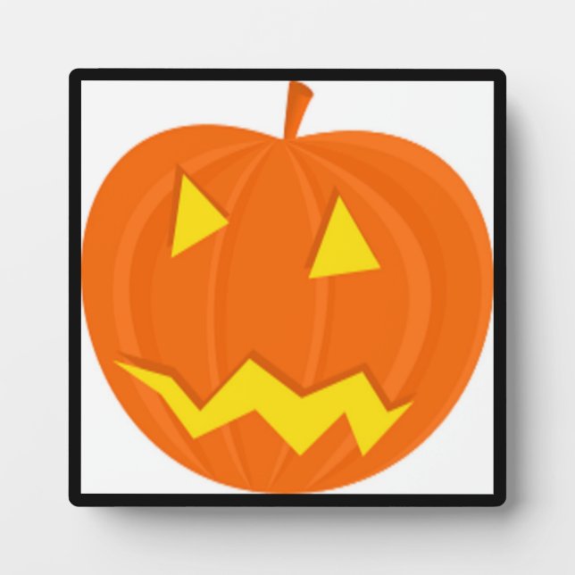 PLACA EXPOSITORA "HAPPY HALLOWEEN" PUMPKIN (Frente)