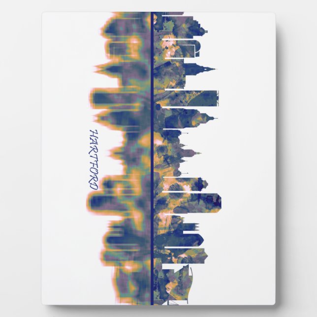 Placa Expositora Hartford Skyline (Frente)