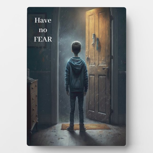 Placa Expositora Have no Fear (Frente)