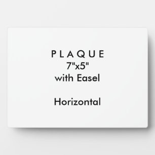 Placa Expositora Hazlo tú mismo - Plaque 7x5 con Easel