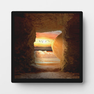 Placa Expositora He is Risen