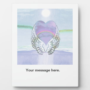 Placa Expositora Heart, Angel Wings & Ocean
