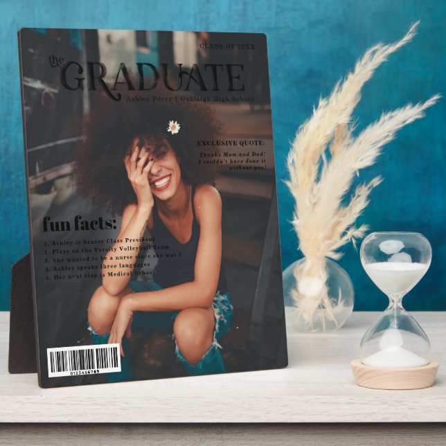 Placa Expositora Hechos divertidos | Planta de fotos de portada de  (Lado)