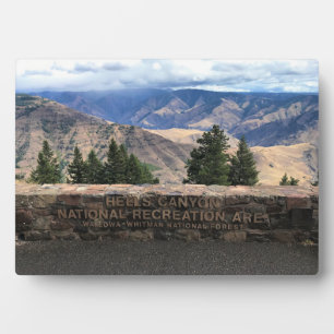 Placa Expositora Hells Canyon Scenway, OR
